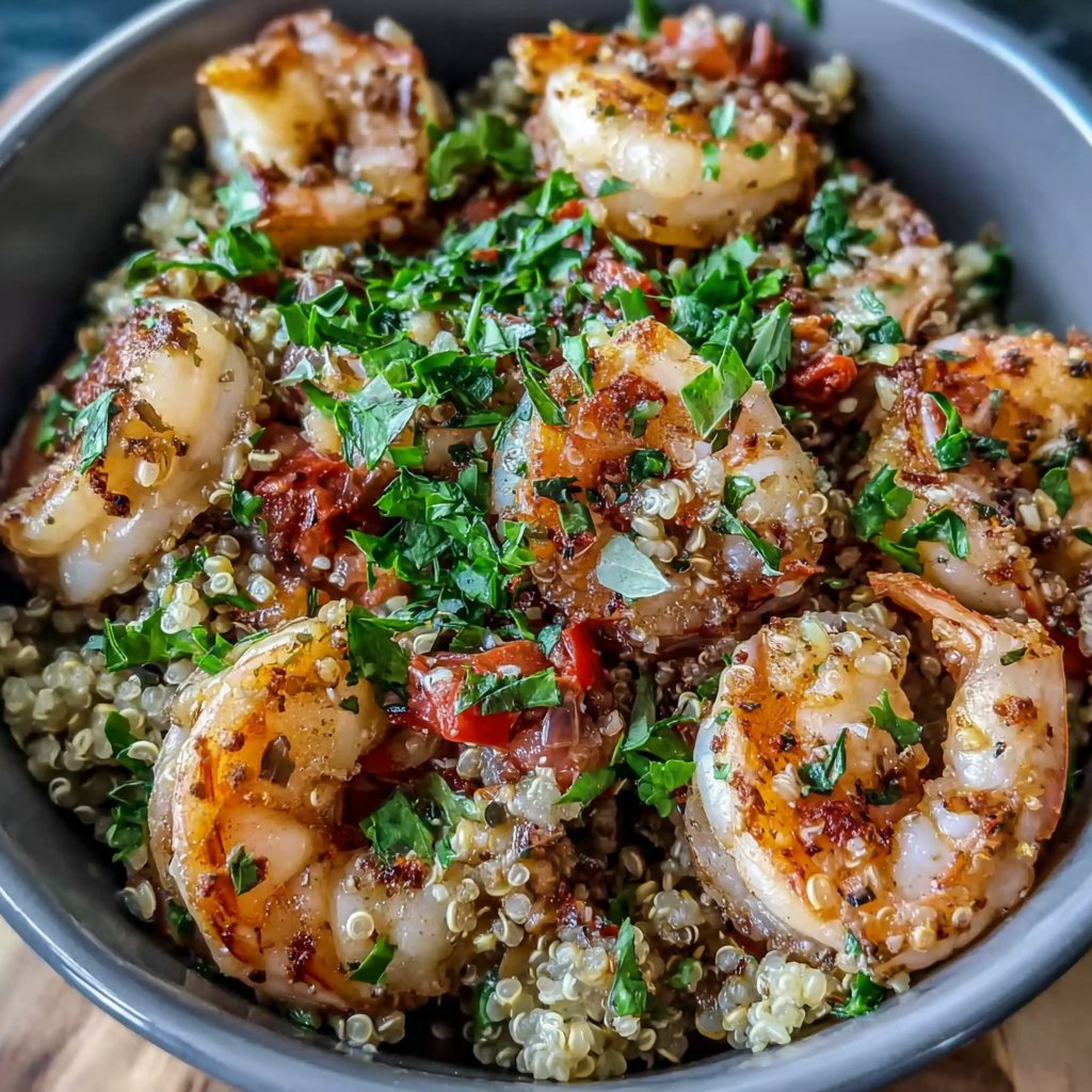 Shrimp And Quinoa Bowl