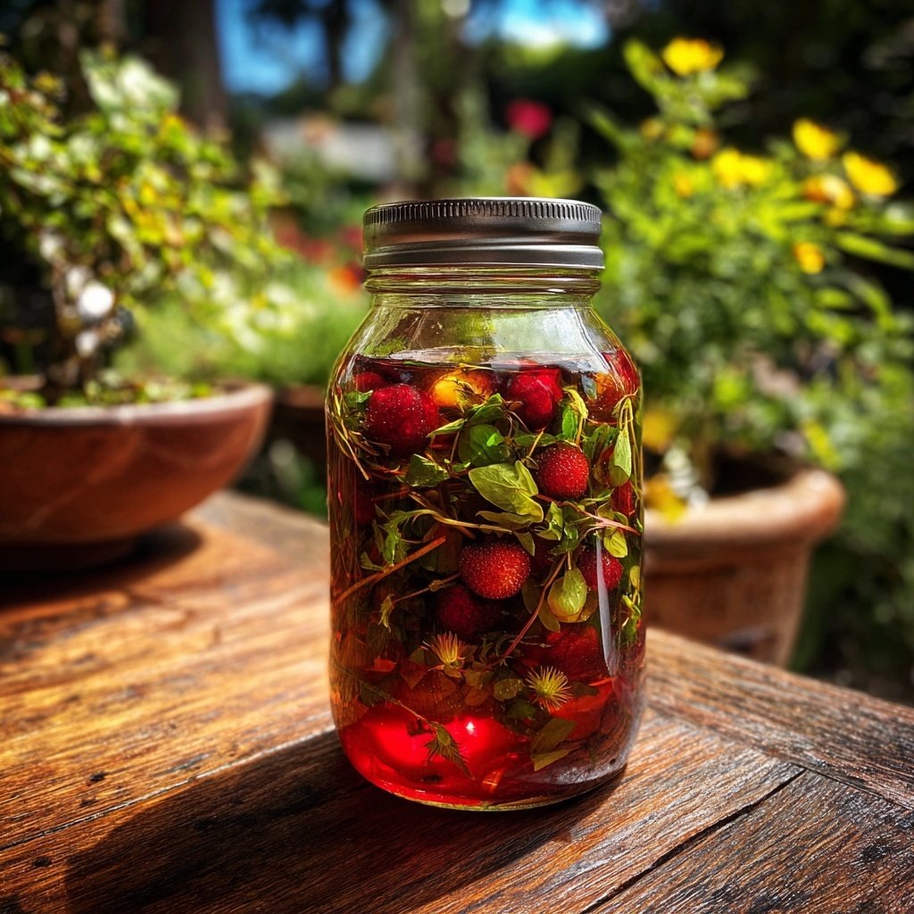 Herbal Dandelion Berry Infusion