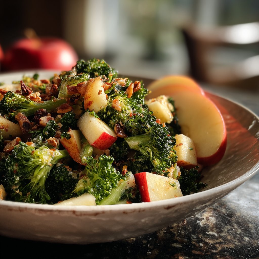 Zesty Broccoli Apple Salad