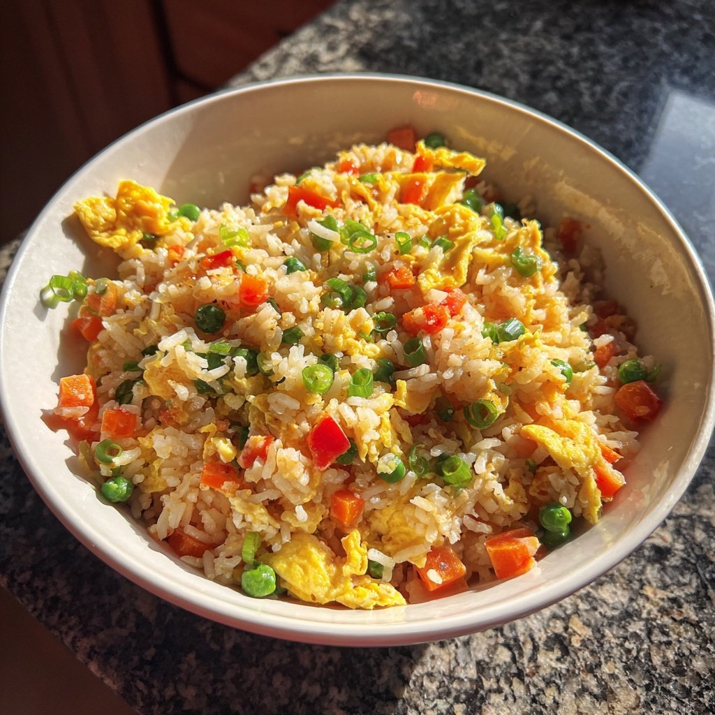 Quick 10 Minute Egg Fried Rice
