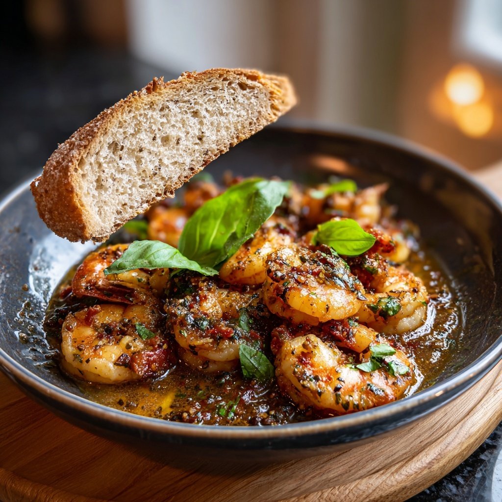 Shrimp Tuscana with Whole Wheat