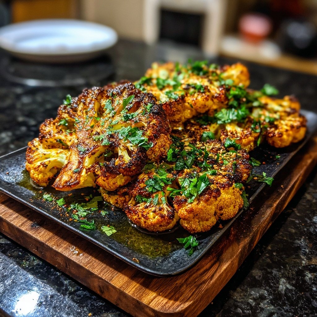 Smoky Paprika Cauliflower Steaks