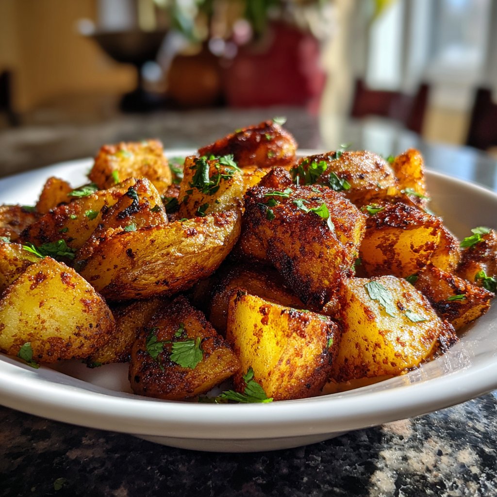 Spicy Chipotle Airfryer Potatoes